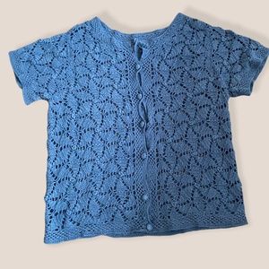 Vintage Hand Knit Shrug Cardigan